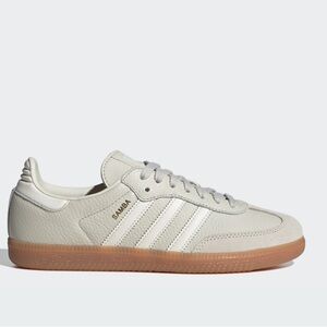 Adidas Samba OG Sneakers - Off-White and Light Brown